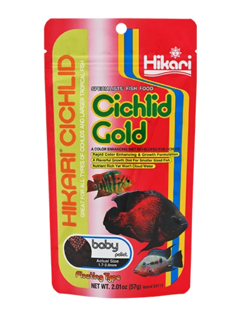 Hikari Cichlid Gold Medium Pellets 8.8 oz